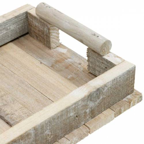 Floristik24 Wooden tray, table decoration, tray for decorating, wooden decoration 31cm