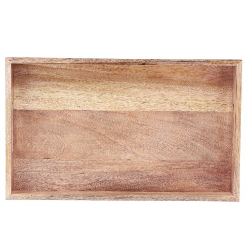 Product Wooden tray decorative tray mango wood natural 43x26x5cm