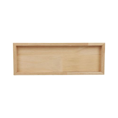 Floristik24 Wooden tray decorative tray wood rectangular natural 40×14×2.5cm