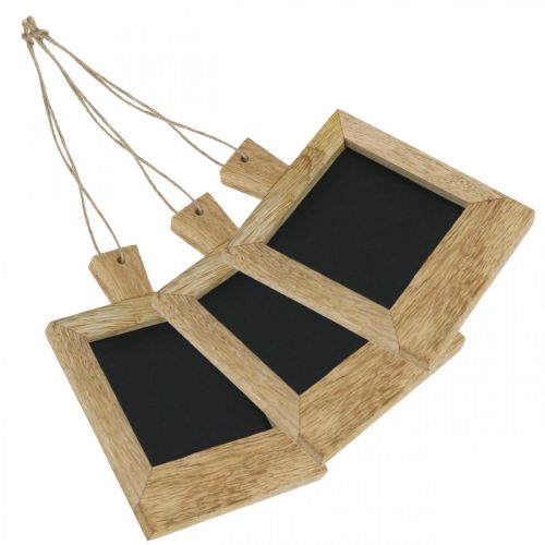 Product Mini deco board to hang up nature 9 × 13cm 3pcs