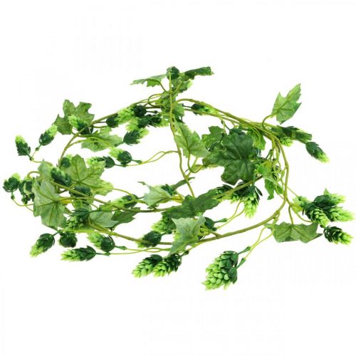 Product Hop garland, garden decoration, artificial plant, summer 185cm green