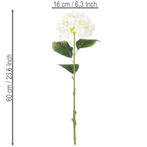 Artificial Hydrangea Long-Stemmed Artificial Flower 60cm | Floristik24.ie