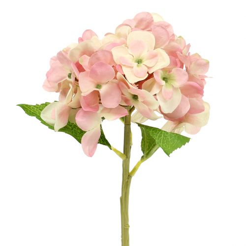 Hydrangea pink, cream 36cm