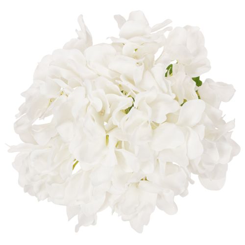 Artificial hydrangea flower with long stem for decoration, 48cm | Floristik24.ie