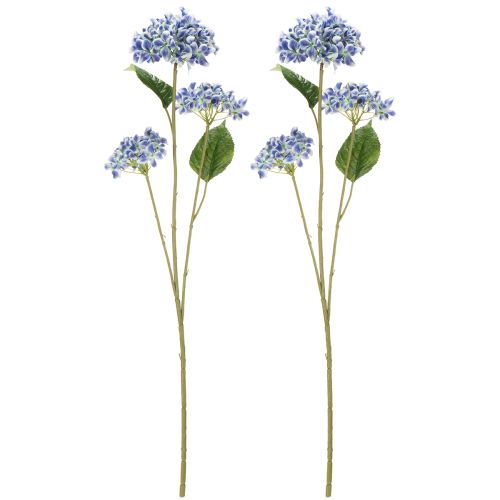 Product Hydrangea flowering branch for stylish home decoration, 80cm, 2 pieces