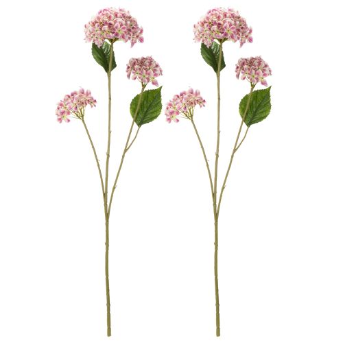 Product Stylish artificial hydrangea flower as a lasting eye-catcher, 80cm, 2 pieces
