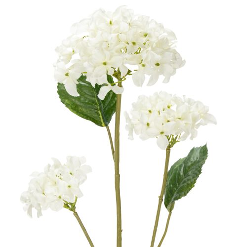 Floristik24 Artificial hydrangea flower for elegant, modern interior design, 80cm, 2 pieces