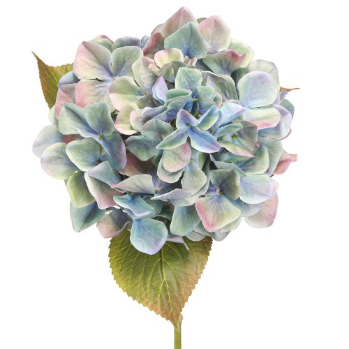 Hydrangea Artificial Flower Blue Violet Ø18cm L69cm 2pcs