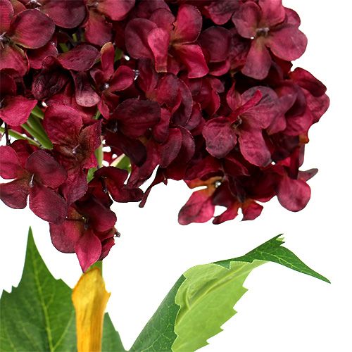 Product Hydrangea artificial dark red 80cm 1 pc
