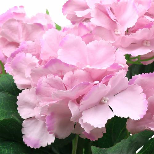 Floristik24 Potted Hydrangea Artificial Pink 35cm