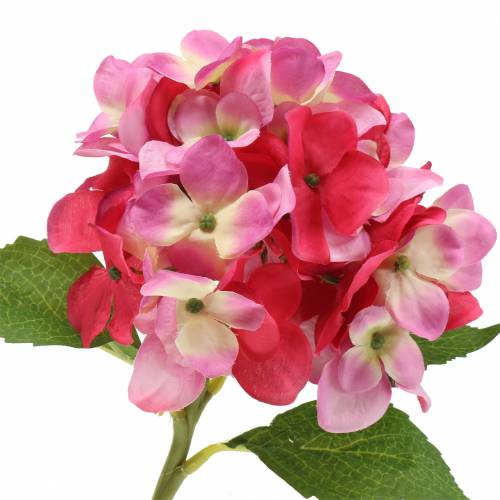 Floristik24 Artificial flower hydrangea pink 36cm