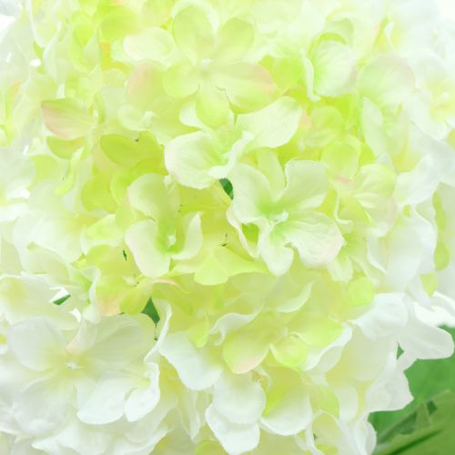 Floristik24 Hydrangea white artificial 80cm