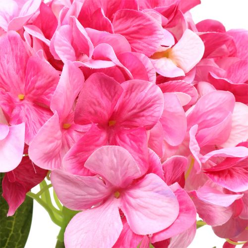Floristik24 Hydrangea large artificial pink L110cm