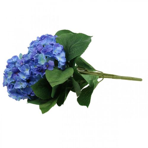 Floristik24 Hydrangea Artificial Flower Blue Silk Flower Bouquet 42cm