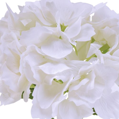 Floristik24 Hydrangeas Artificial White Artificial Flowers Real Touch Flowers 33cm