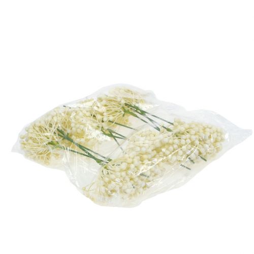 Product Hydrangea bud pick 22cm cream 12pcs