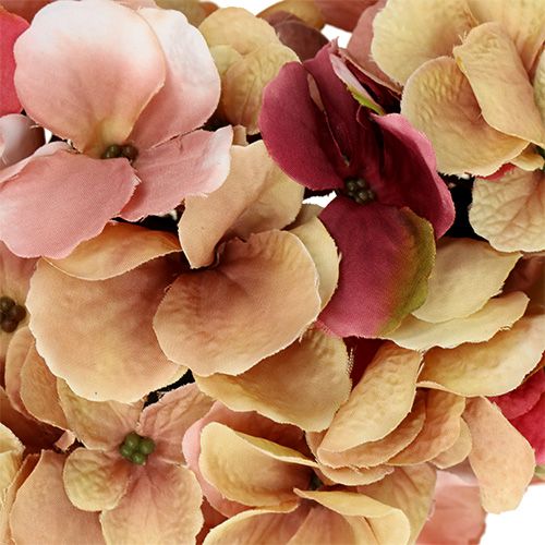 Floristik24 Hydrangea wreath Ø35cm old rose, bordeaux