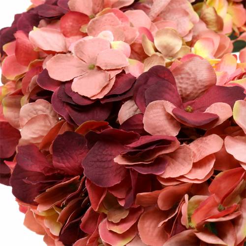 Floristik24 Hydrangea wreath Burgundy Ø44cm