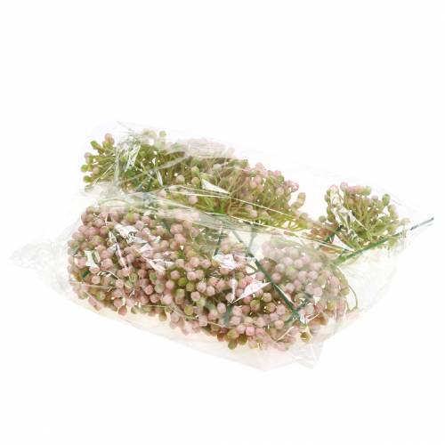 Product Hydrangea bud pick 21cm pink 12 pcs