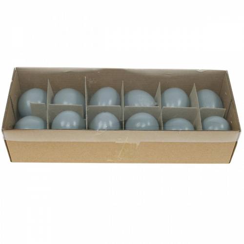 Floristik24 Chicken Eggs Gray Blown Out Eggs Easter Decoration 10 Pcs