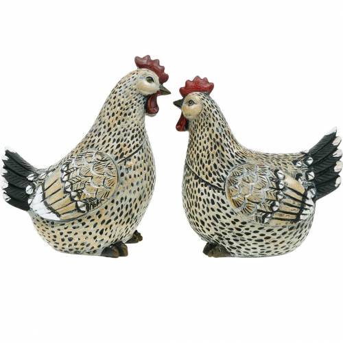 Floristik24 Decorative figures Easter, chickens 2 pcs
