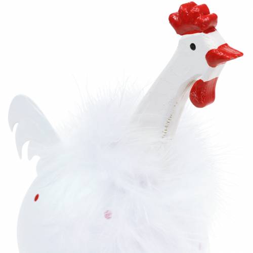 Product Chicken white with dots 21cm
