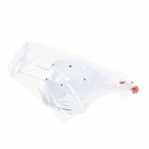 Product Chicken white with dots 21cm