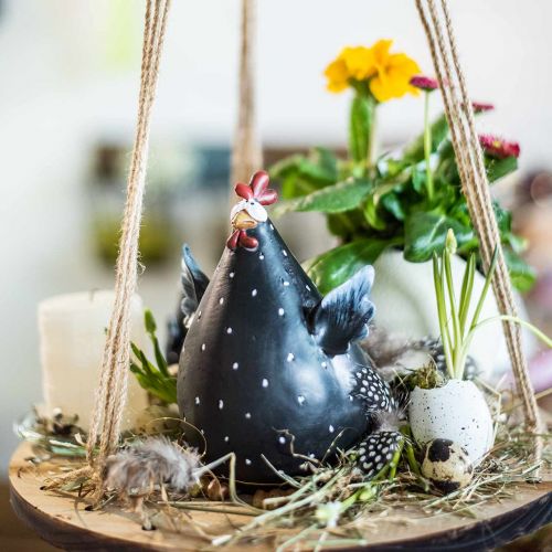 Floristik24 Decorative chicken, spring figure, Easter decoration, hen, chicken decoration 18cm