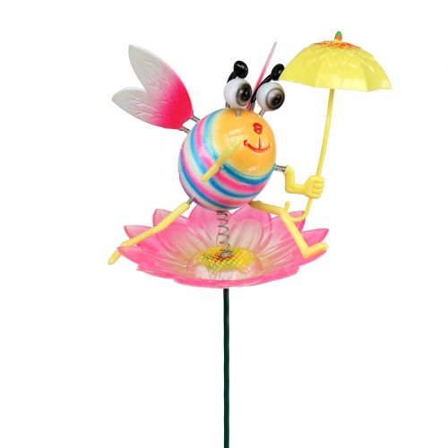 Floristik24 Hummel with umbrella garden plug 70cm