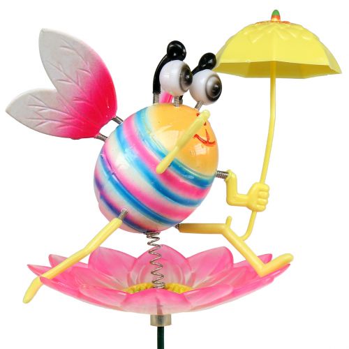 Floristik24 Hummel with umbrella garden plug 70cm