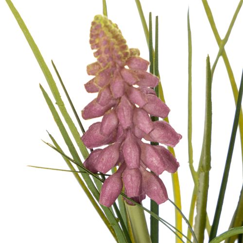 Product Artificial hyacinth plant in a pot, perfect decoration for home and office, 26cm