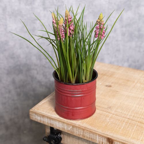 Product Artificial hyacinth plant in a pot, perfect decoration for home and office, 26cm