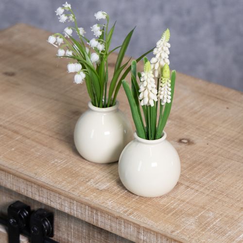 Product Hyacinth artificial flower vase for elegant table decoration and stylish look 20cm