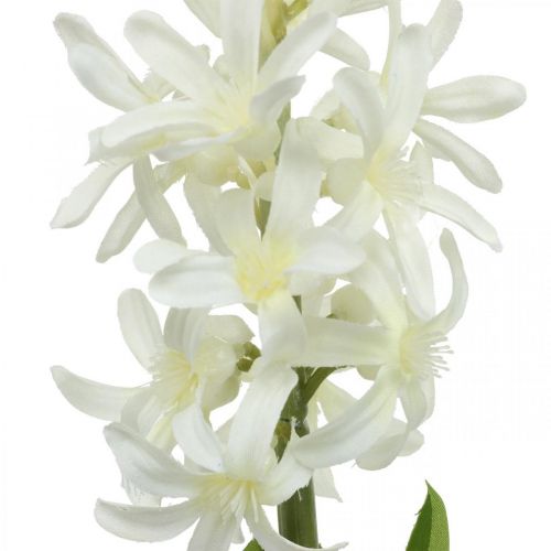 Floristik24 Artificial hyacinth with bulb artificial flower white to stick 29cm