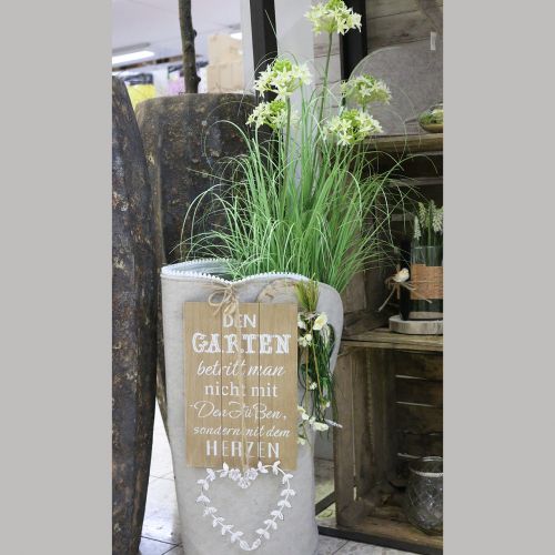 Floristik24 Felt bag Gray H58cm