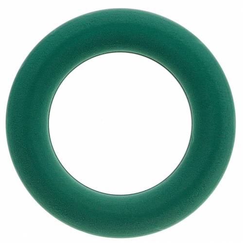 OASIS® Floral Foam Wreath Ring Green H3cm Ø25cm 6pcs