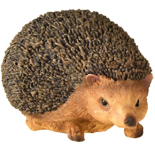 Floristik24 Hedgehog Animal figurine Hand-painted Brown 14×9.5×9cm