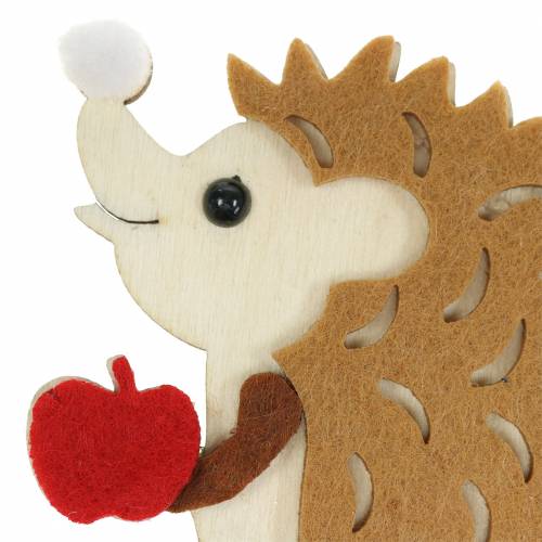 Product Autumn decoration for scattering and handicrafts hedgehog 8cm 6pcs