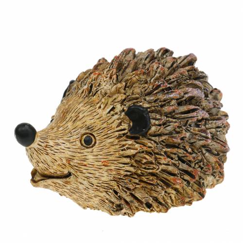 Floristik24 Decorative figure hedgehog nature 6.5cm