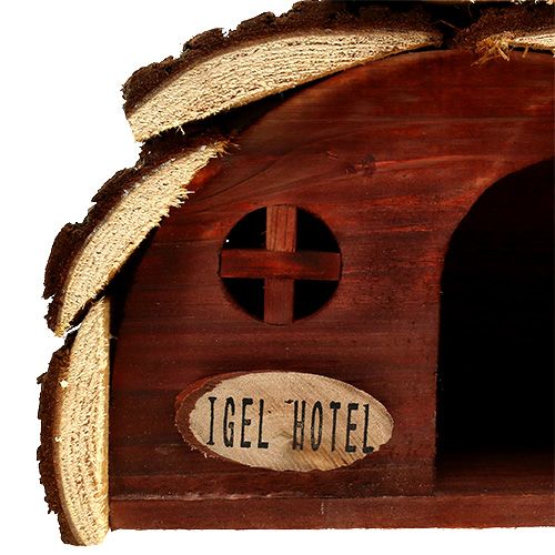 Floristik24 Hedgehog Hotel Nature 24.5cm x 15cm x 17cm