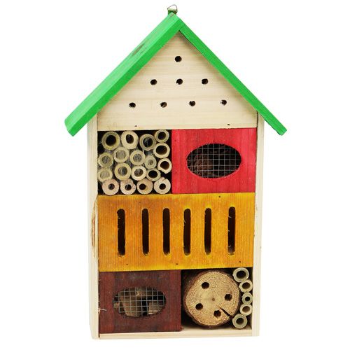 Floristik24 Insect hotel colorful 25.5cm x 9cm x 38.5cm
