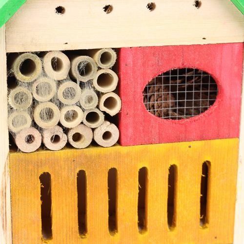 Floristik24 Insect hotel colorful 25.5cm x 9cm x 38.5cm