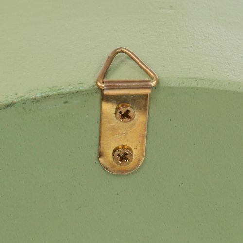 Floristik24 Insect Hotel Round Wooden Insect House Green Sunflower Ø25cm