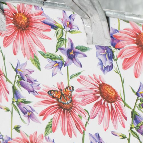 Product Jardiniere Spring Flower Box Metal Decoration 20×12.5×10cm