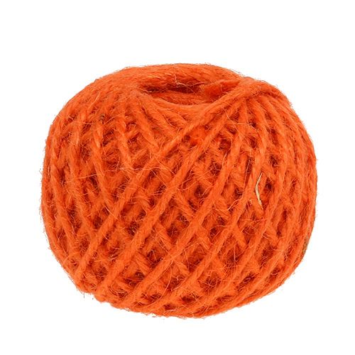 Floristik24 Jute cord orange Ø3mm 100g