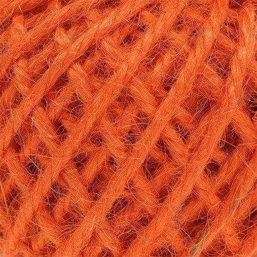 Floristik24 Jute cord orange Ø3mm 100g