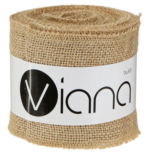 Floristik24 Jute ribbon natural table runner rustic jute pot ribbon 10cm 9m