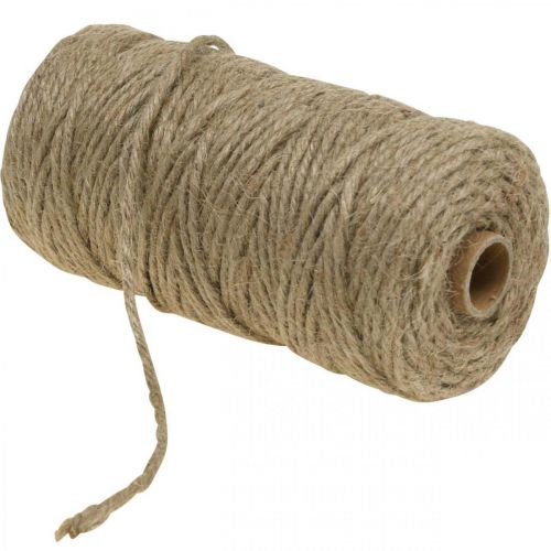 Floristik24 Natural jute cord, natural fiber, decorative cord Ø4mm 100m