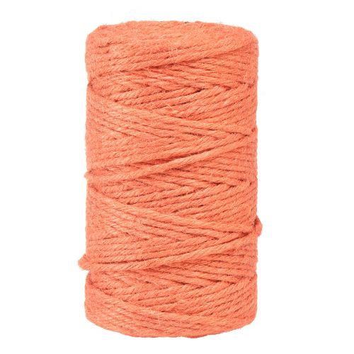 Floristik24 Jute ribbon jute cord decorative ribbon jute orange Ø4mm 100m