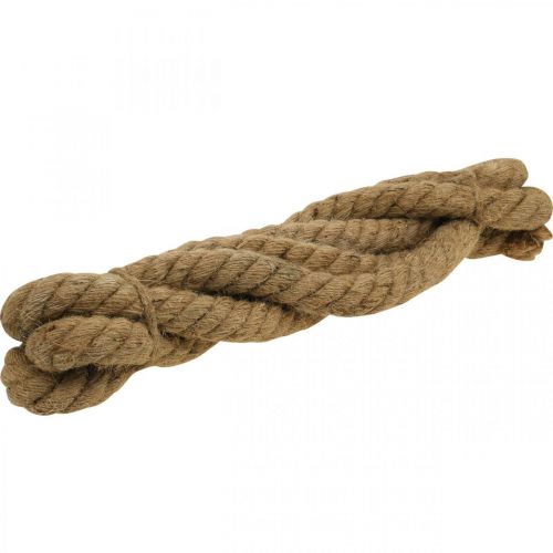 Deco rope maritime jute cord natural summer decoration rope Ø3cm 3m